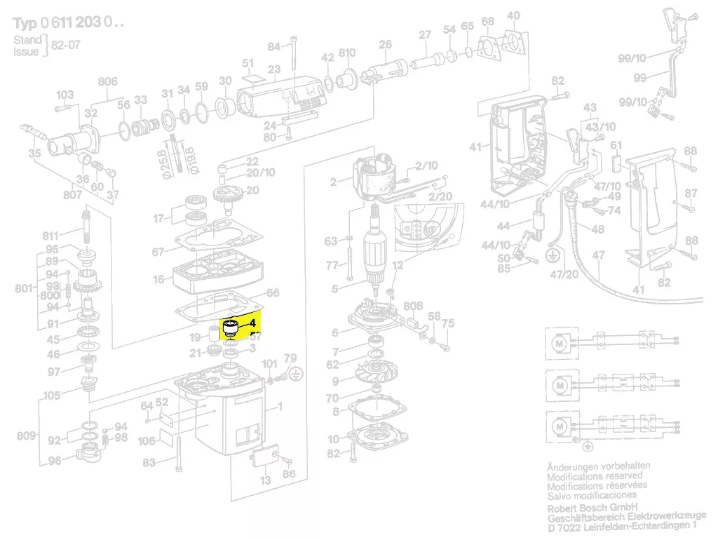 Roulement à aiguilles réf. 1 610 910 052 Bosch